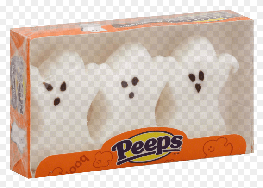 2125x1477 Descargar Png / Peeps Marshmallow Ghosts Peeps, Text, Logo Hd Png