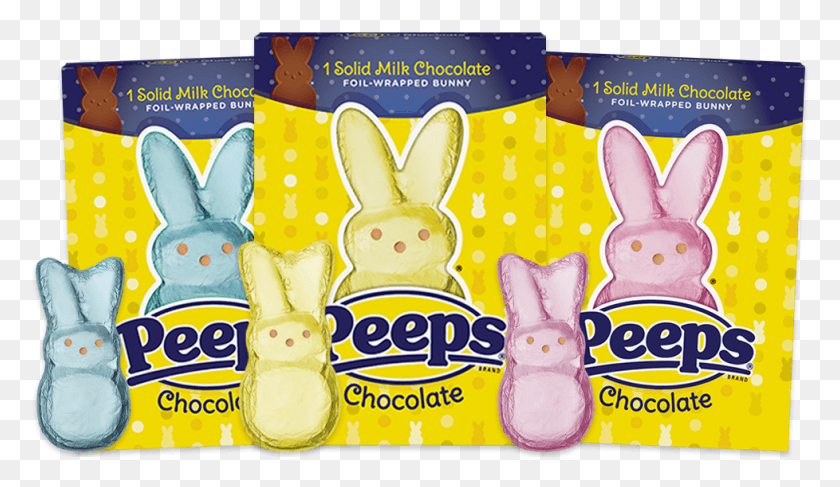 978x536 Peeps Solid Milk Chocolate Bunny Peeps Solid Chocolate Bunnies, Food, Sweets, Confectionery HD PNG Download