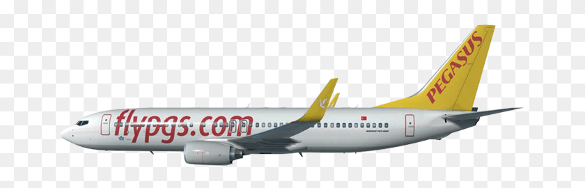 672x210 Pegasus Airlines Boeing 737 Next Generation, Airplane, Aircraft, Vehicle HD PNG Download