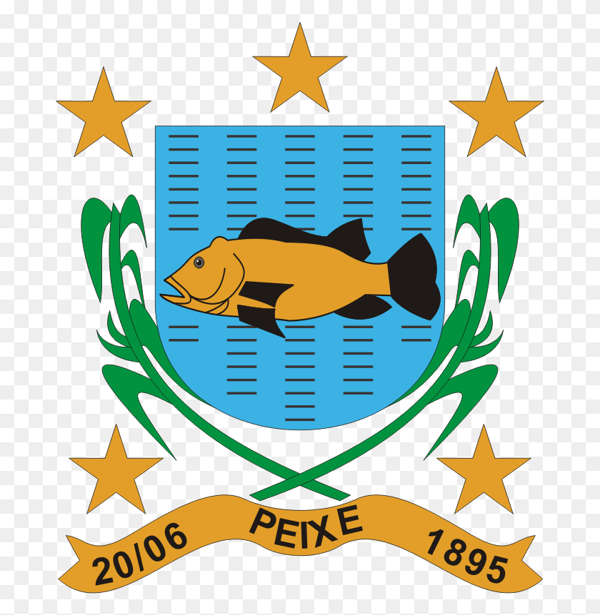 685x802 Логотип Футбольного Клуба Peixe To Brasao La Paz, Символ, Звездный Символ, Плакат Png Скачать