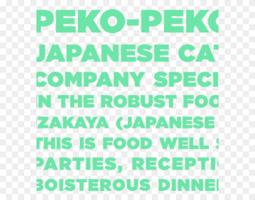 600x600 Peko Peko Catering Celebrando A, Text, Word, Number HD PNG Download