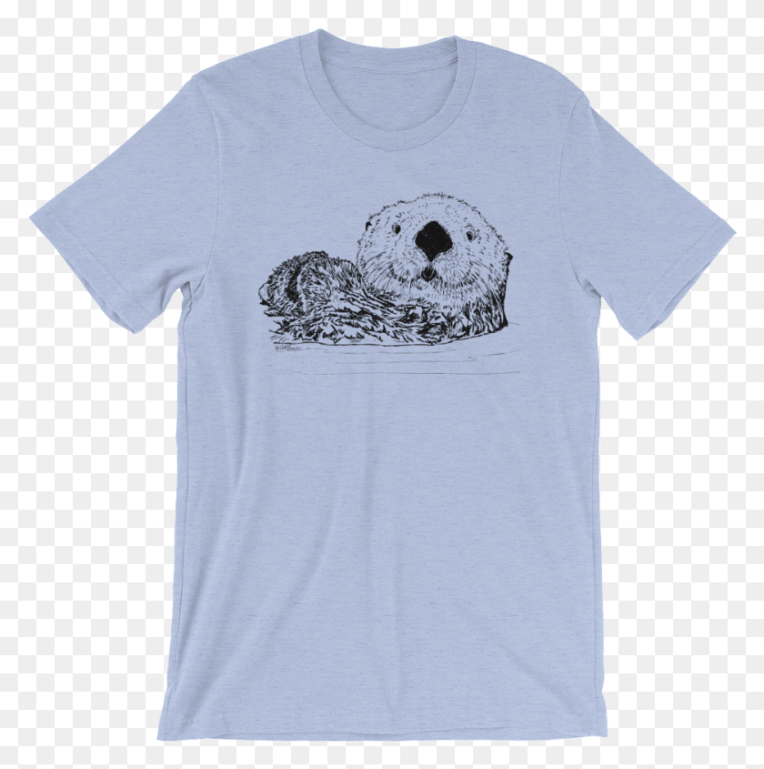 937x944 Pen Amp Ink Sea Otter 70 Show Shirts, Clothing, Apparel, T-shirt HD PNG Download
