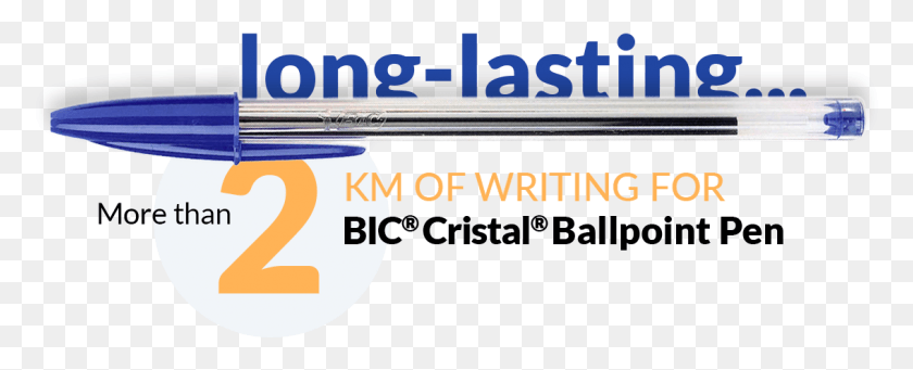 1133x409 Pen And Text More Than 2 Km Of Writing Bic Made In Tunisia, Logo, Symbol, Trademark HD PNG Download