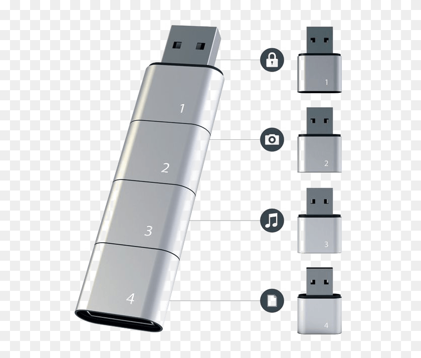 564x654 Pen Drive Image Different Shapes Of Usb, Electrical Device, Adapter, Shaker HD PNG Download