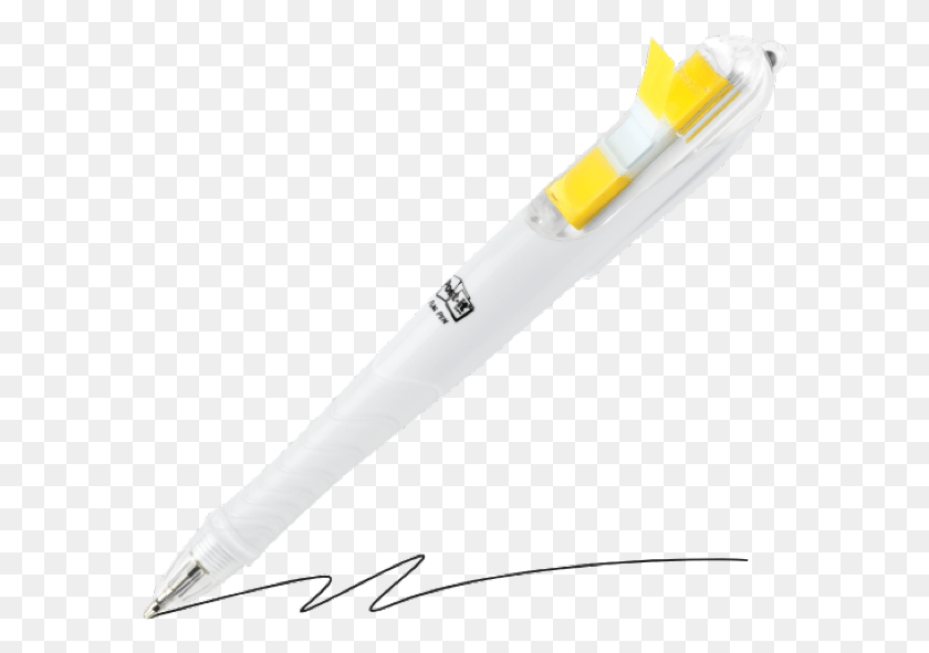 584x531 Pen With Post It Flag Dispenser Writing, Baseball Bat, Baseball, Team Sport HD PNG Download