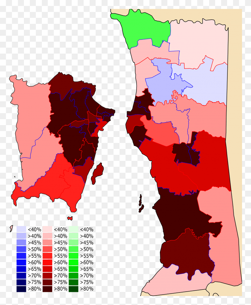 3430x4240 Penang Election Results Map By Percentage Penang Island, Poster, Advertisement, Plot HD PNG Download