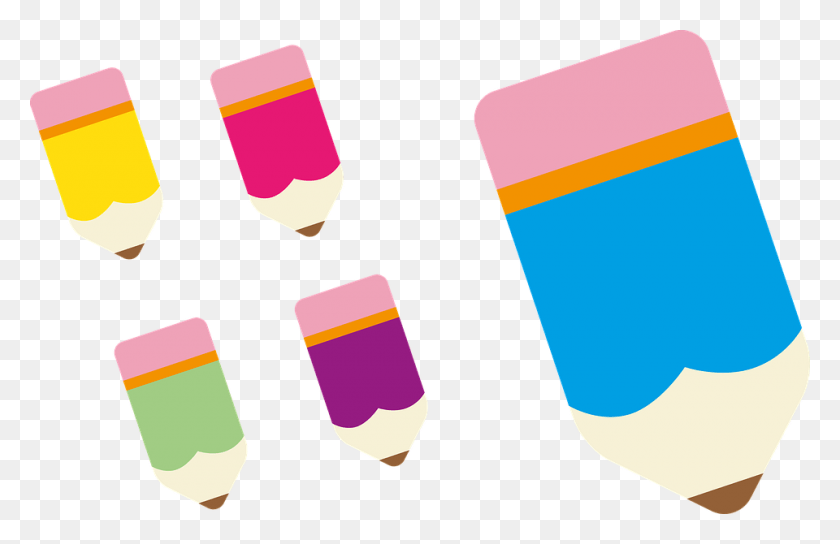 960x596 Pencil Colored Pencil Artists Office Paint, Rubber Eraser, Crayon HD PNG Download