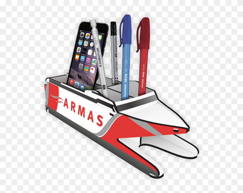 574x607 Pencil Holder Ship Armas Speedboat, Mobile Phone, Phone, Electronics HD PNG Download