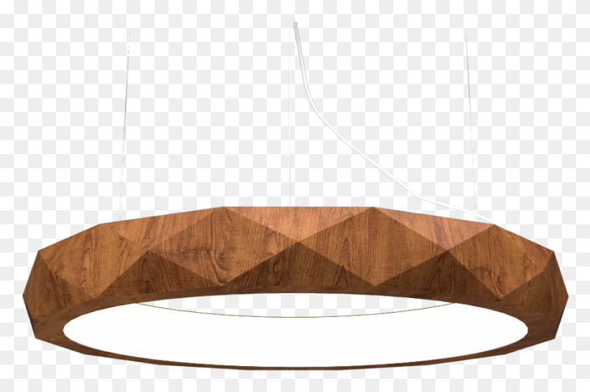 891x571 Pendant Lamp Anel Facetado Horizontal Ceiling Fixture, Wood, Tabletop, Furniture HD PNG Download