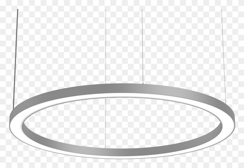 834x555 Pendant Led Ring Light Hoop La Is A Giant Glowing Halo Ring Light Pendant, Oval, Architecture, Building HD PNG Download