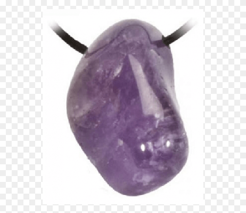 551x666 Pendant Tumble Stone Amethyst A Quality Amethyst Anhnger, Gemstone, Jewelry, Accessories HD PNG Download
