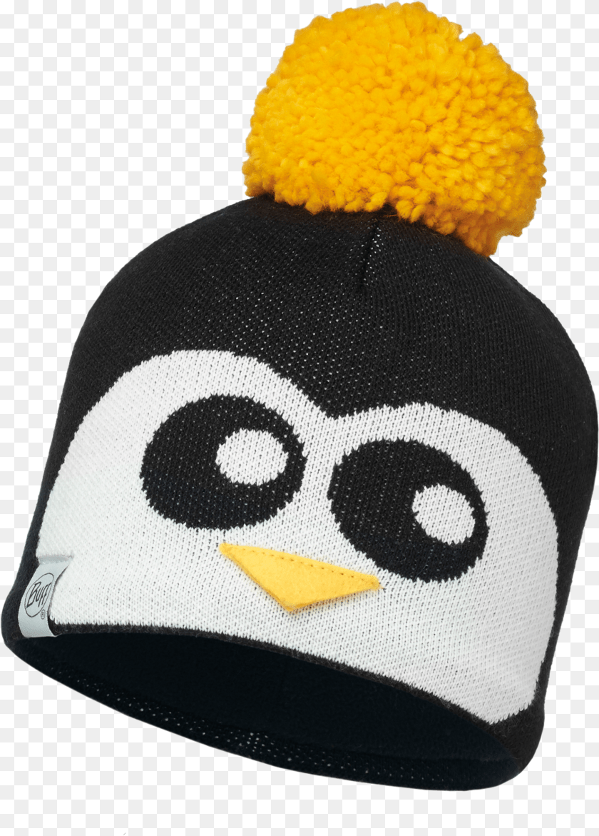 1748x2436 Penguin Blackblack Jnr Knitted Hat Penguin Hat Transparent Sticker PNG