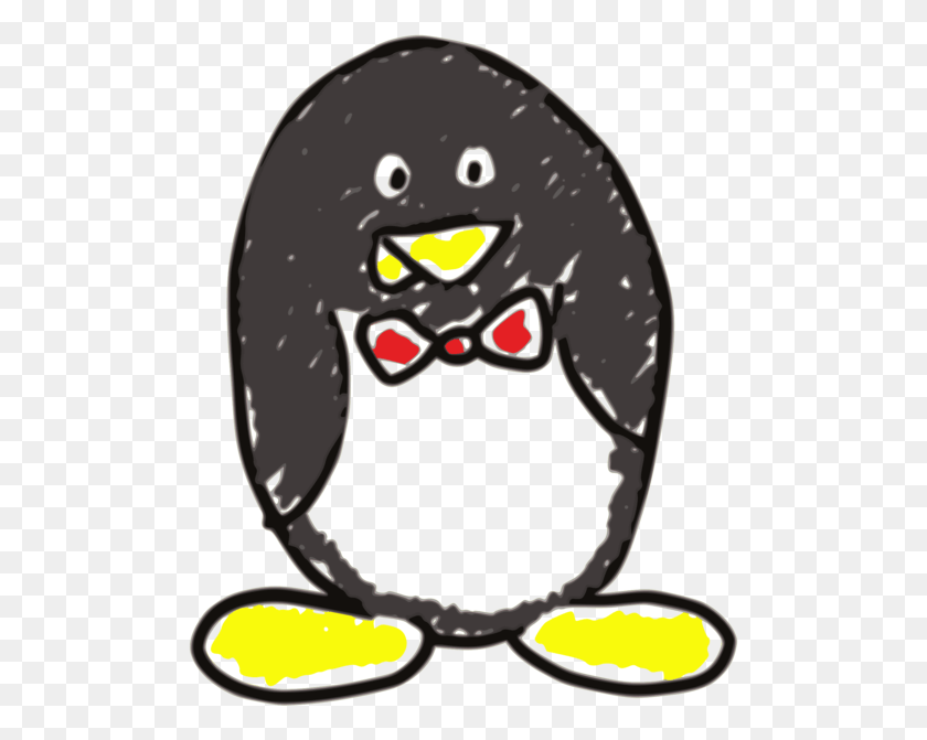 499x611 Pingüino De Dibujos Animados Mono Tux Beak Adlie Penguin, Planta, Casco, Ropa Hd Png