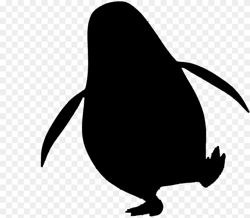 1075x937 Penguin Clip Art Fauna Beak Silhouette Adlie Penguin, Gray Sticker PNG