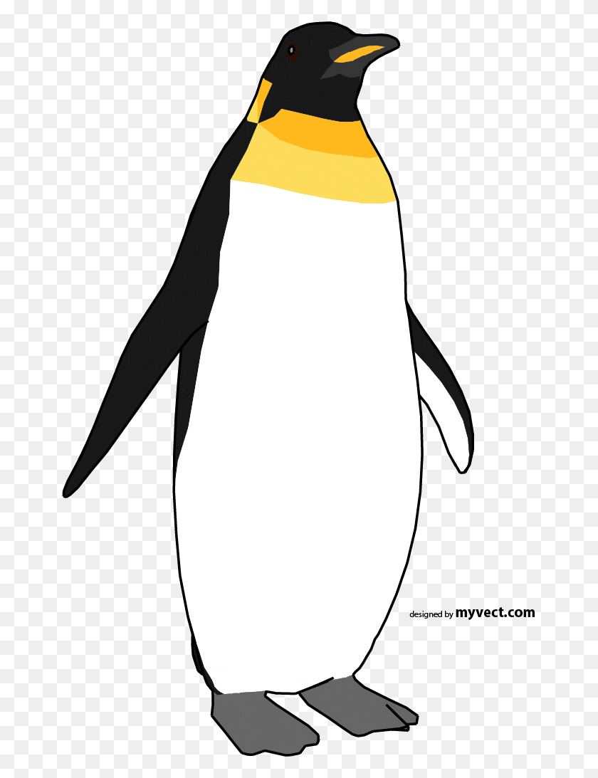 666x1033 Pingüino Png / Pingüino Rey Png