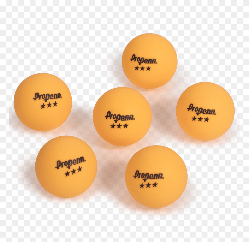3001x2907 Penn 40mm 3 Star Orange Table Tennis Balls Circle HD PNG Download