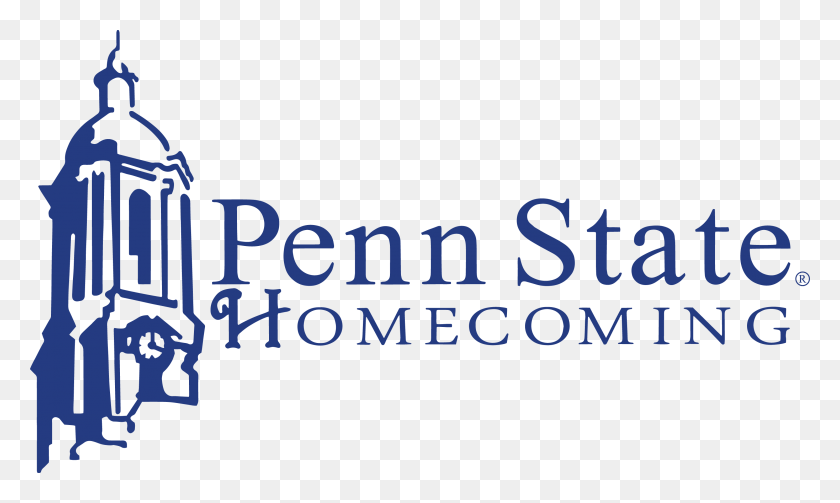 2973x1690 Descargar Png Penn State Homecoming Bell Tower Logo, Texto, Símbolo, Marca Registrada Hd Png