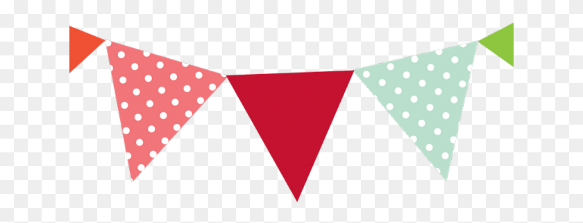 641x262 Pennant Banner Cliparts Pennant Banner Cliparts Red, Triangle, Lighting, Clothing HD PNG Download