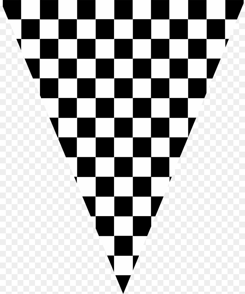 2501x3001 Pennant Clipart Checkered Flag Racing Pennant, Chess, Game, Triangle Sticker PNG