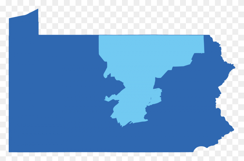 1080x687 Mapa Png / Estado De Pensilvania Png