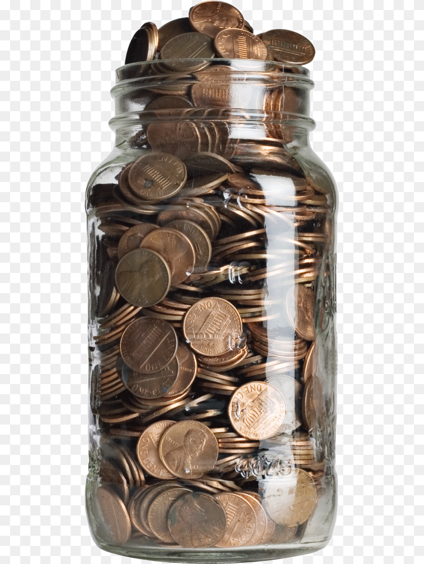 506x1116 Penny Jar, Coin, Money, Bottle, Cosmetics PNG