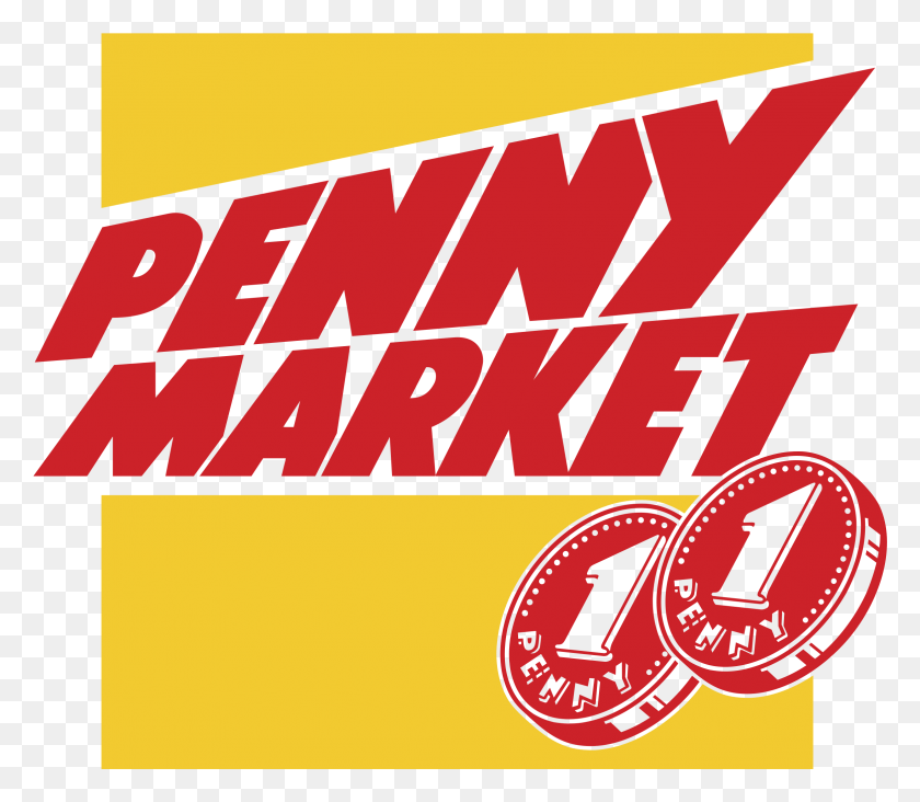 2331x2009 Логотип Penny Market Прозрачный Графический Дизайн, Текст, Логотип, Символ Hd Png Скачать