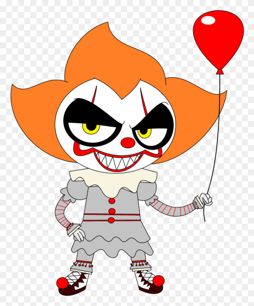 809x988 Pennywise The Dancing Clown By Ra1nb0wk1tty Ra1nb0wk1tty Clown, Label, Text, Face HD PNG Download