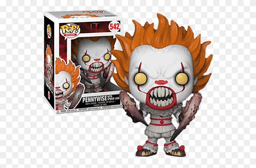 559x492 Pennywise With Spider Legs Pop Vinyl Figure Bendy And The Ink Machine Toys, Toy, Plush, Figurine HD PNG Download