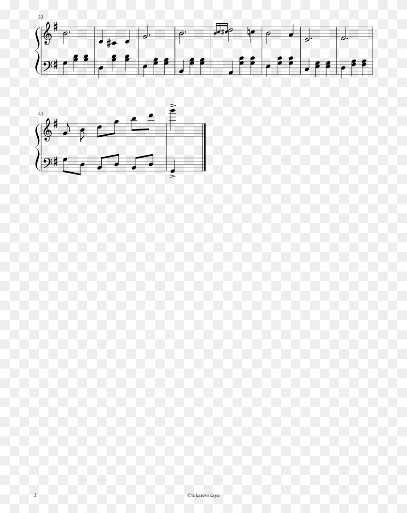 701x998 Pennywises Theme Sheet Music Composed By Richard Belis Sheet Music, Gray, World Of Warcraft HD PNG Download
