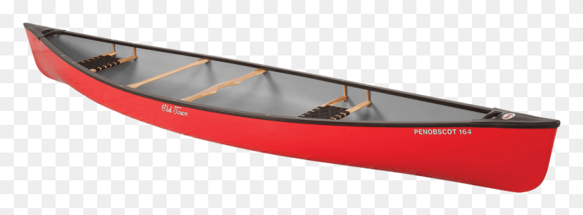 1077x346 Penobscot 164 Red Old Town Penobscot, Canoe, Rowboat, Boat HD PNG Download