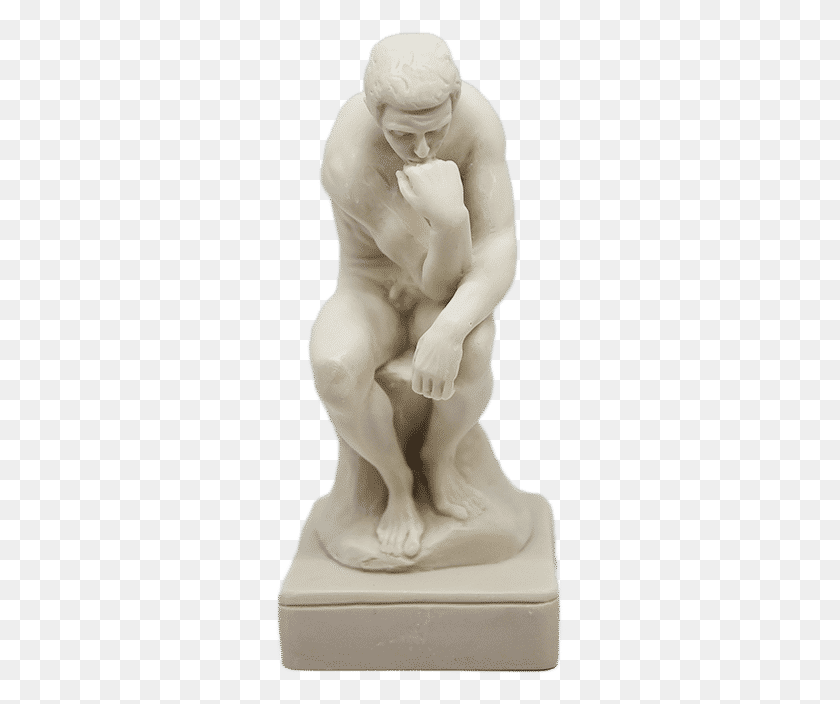 292x644 Pensatore Di Rodin The Thinker By Rodin, Statue, Sculpture HD PNG Download