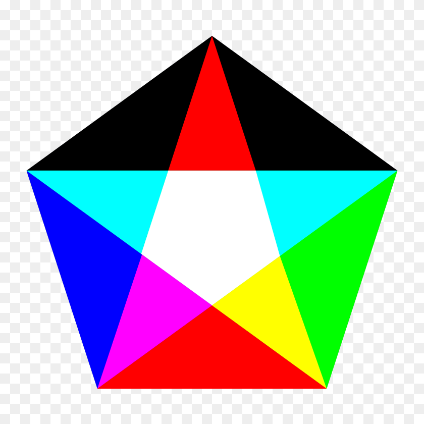 1920x1920 Pentagon Rgb Mix Fail Clipart, Triangle, Toy Transparent PNG