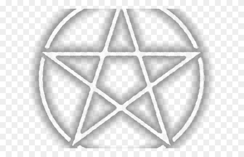 640x480 Pentagram Clipart Witchcraft Moment The Witching Hour, Symbol, Star Symbol, Soccer Ball HD PNG Download