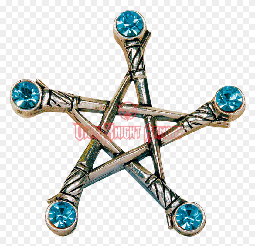 851x817 Pentagram Of Swords, Accessories, Accessory, Gemstone HD PNG Download
