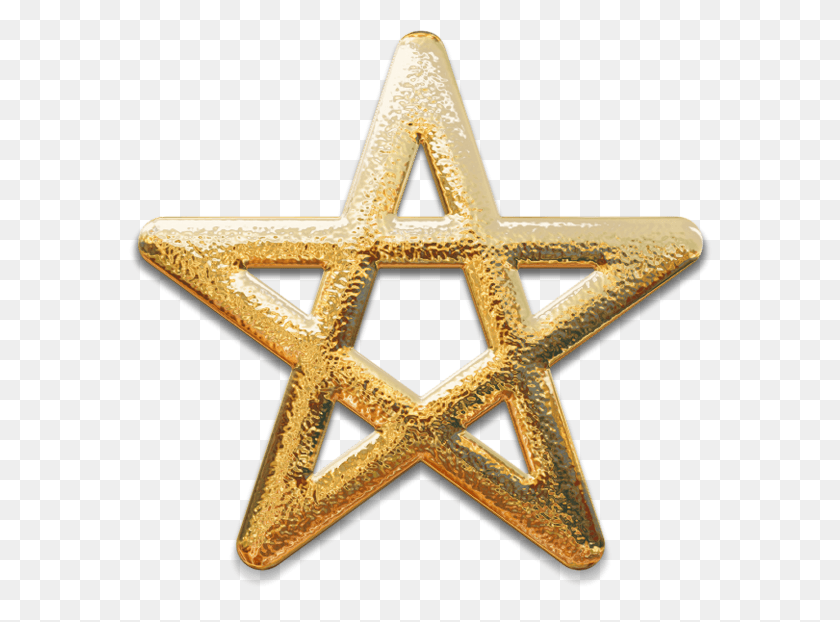 589x562 Pentagram Pentagram Transparent Transparent Star Of Solomon Morocco, Cross, Symbol, Star Symbol HD PNG Download