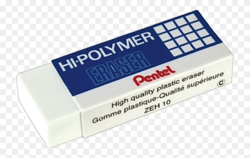 741x471 Pentel Hi Polymer Eraser, Резиновый Ластик, Кредитная Карта, Текст Png Скачать