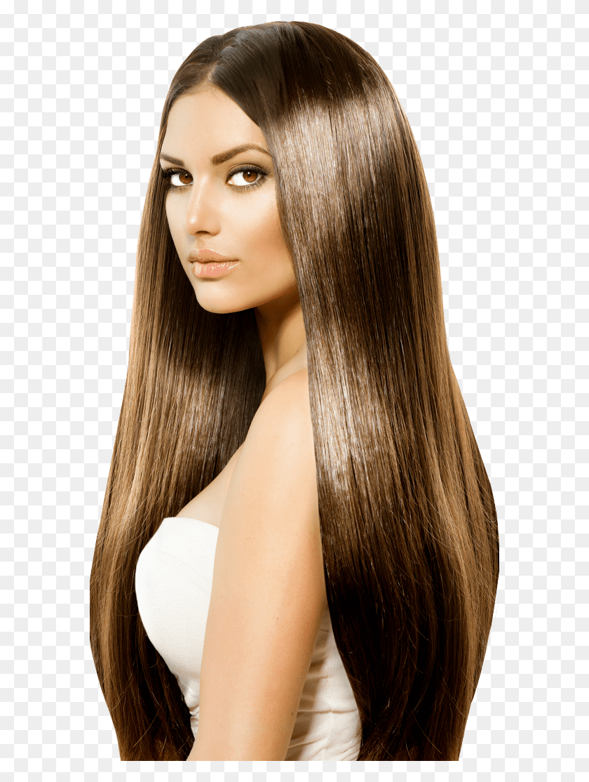 584x1054 Peopel Long Hair And Lashes, Hair, Wig, Person HD PNG Download