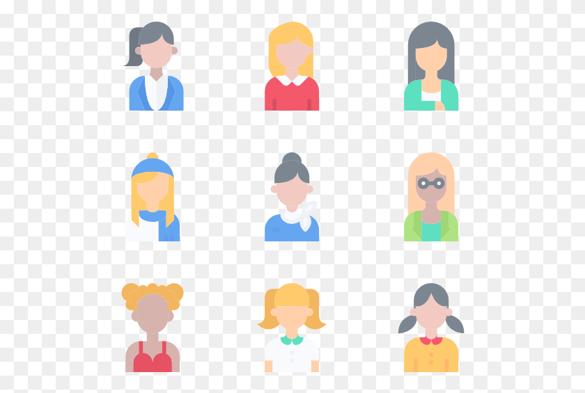 494x505 People And Avatar Icon People Different Age, Person, Human, Face HD PNG Download