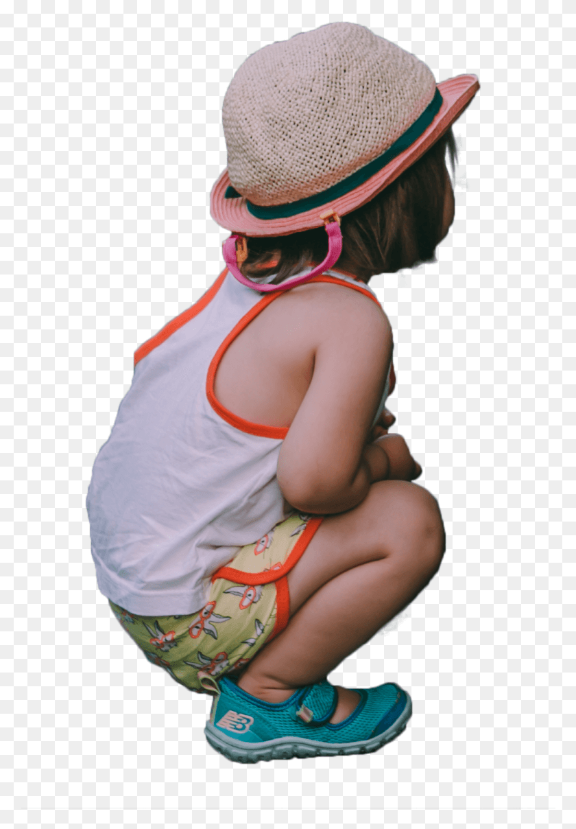 1053x1551 People Cut Out People People Cutout Person Child Sitting Back, Clothing, Apparel, Hat HD PNG Download