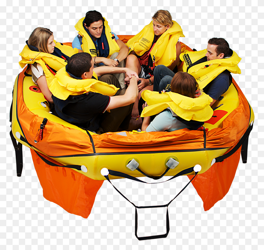 1404x1325 People In A Life Raft, Person, Human, Crowd HD PNG Download