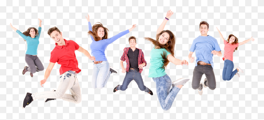 1600x661 People Jumping Fun, Person, Shoe, Clothing HD PNG Download