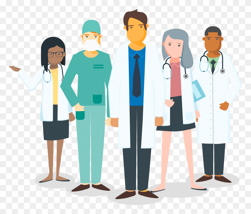 3193x2692 People Looking Doctor, Person, Human, Clothing HD PNG Download