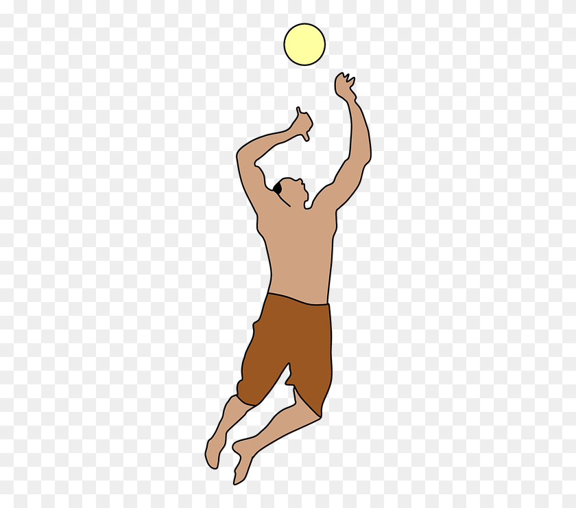 250x680 People Playing Volleyball, Clothing, Apparel, Person HD PNG Download
