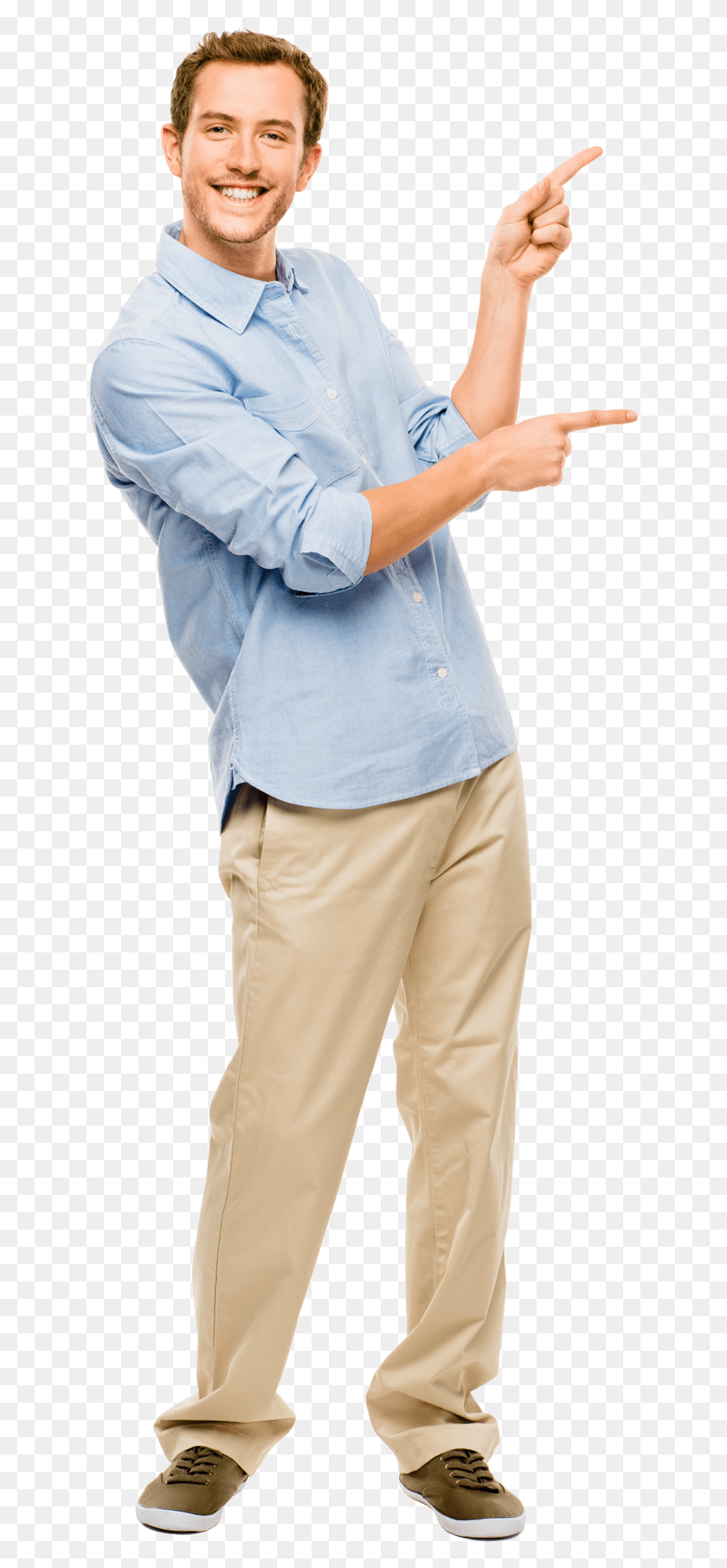 635x1751 People Pointing People Pointing To The Right, Clothing, Apparel, Person HD PNG Download