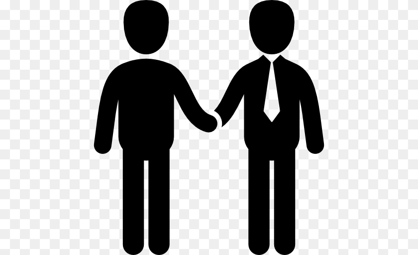 512x512 People Shaking Hands Hd Transparent People Shaking Hands Hd, Gray PNG