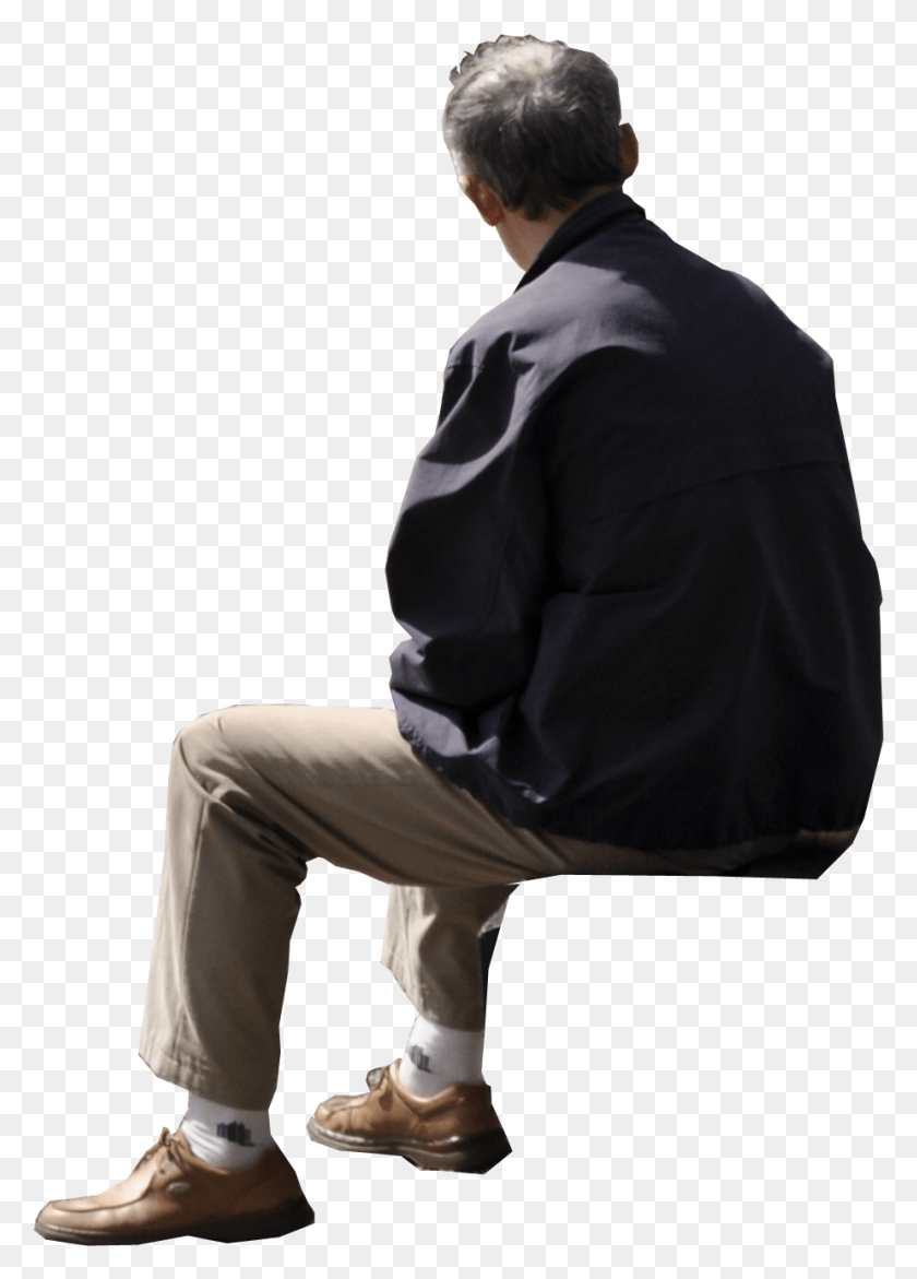 924x1317 People Sitting Back Sitting People, Sleeve, Clothing, Apparel HD PNG Download
