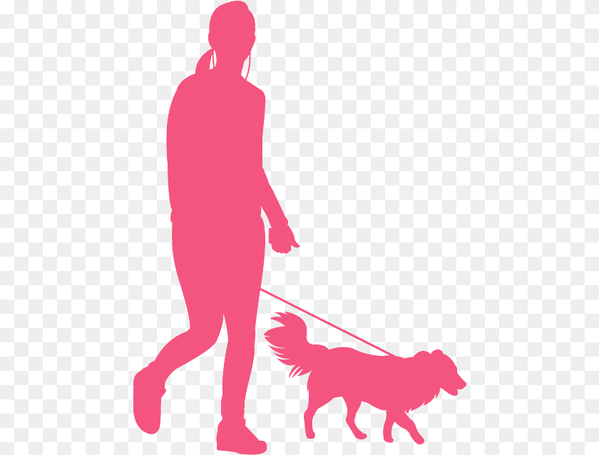 People Walking Dog Silhouette, Adult, Person, Man, Male PNG