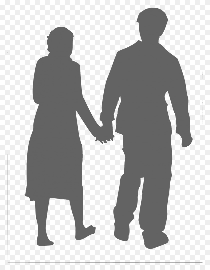 1398x1831 People Walking Silhouette Grey People Silhouette, Hand, Person, Human HD PNG Download