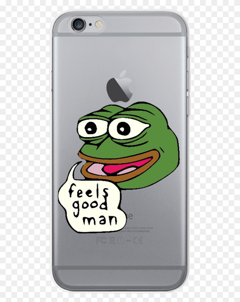 498x995 Descargar Png Pepe Feels Good Man Phone Case Feels Good Man, Electrónica, Teléfono Móvil, Teléfono Móvil Hd Png