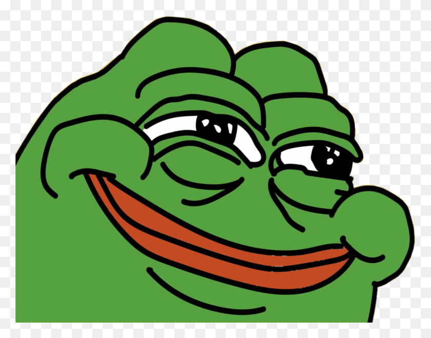 1141x876 Pepe Meme Frog Smile Derp Freetoedit Pepe The Frog, Green, Plant, Graphics HD PNG Download